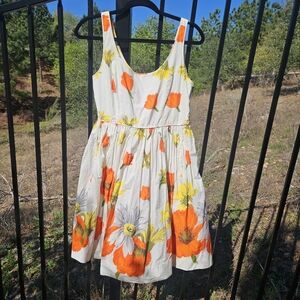 Anrhropologie Moulinette Soeurs Homegrown Poppies Dress